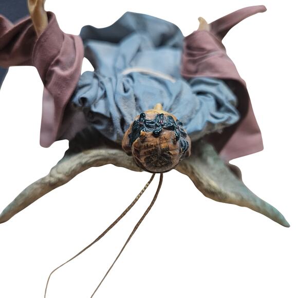 Vintage Paper Mache Kurt Adler Angel 5 inch Christmas Holiday Ornament - Picture 6 of 8